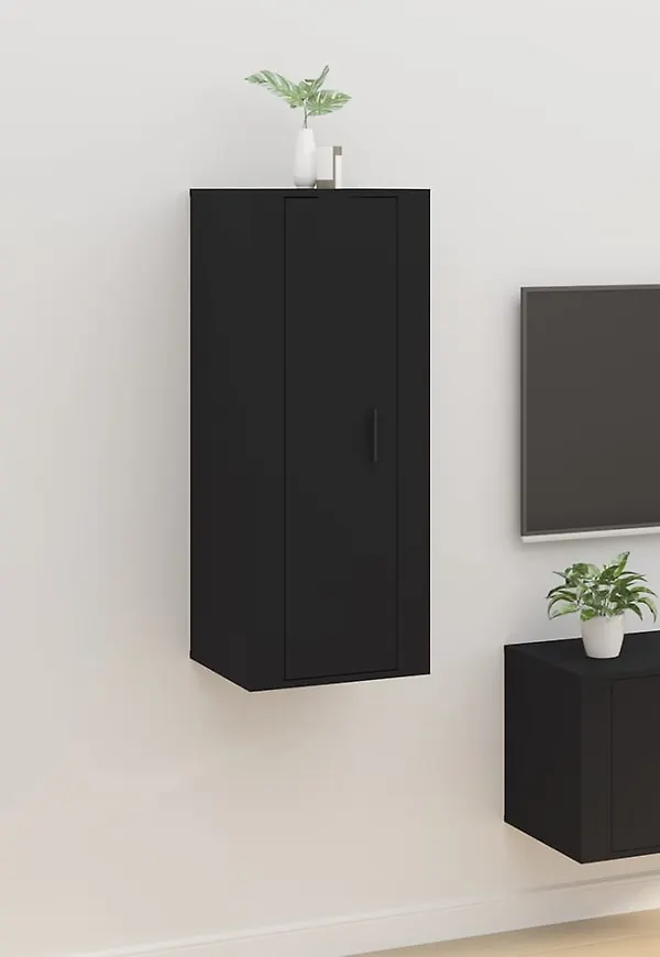 Härlig sängbord i svart från vidaXL.