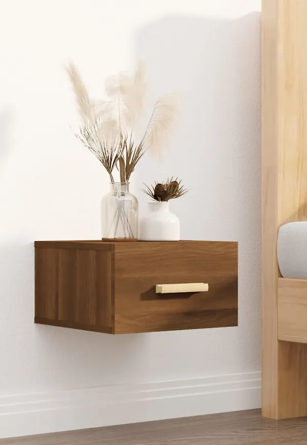 Otroligt fin brun bord i ek från vidaXL.