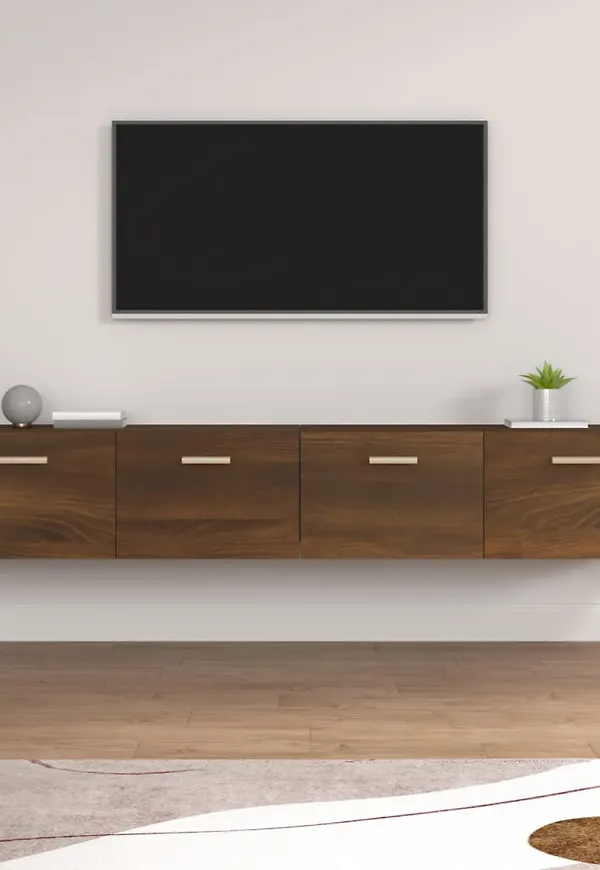 Brun vidaXL-ekskåp i snygg modell.