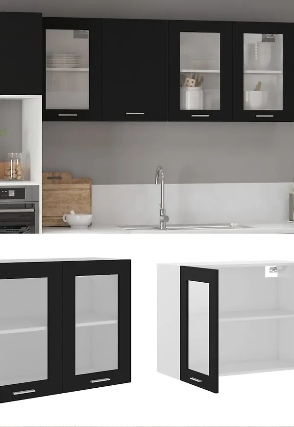 Vacker svart skåp 2025 från vidaXL.