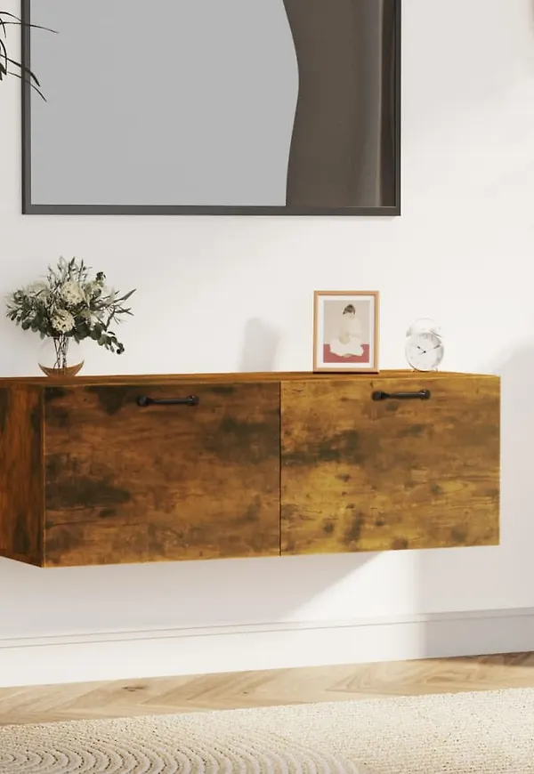 Moderiktig skåp i brunt från vidaXL.