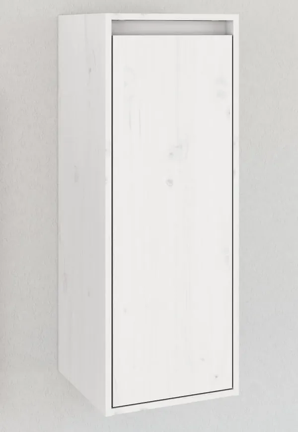 Vit vidaXL-vägghylla i elegant modell.