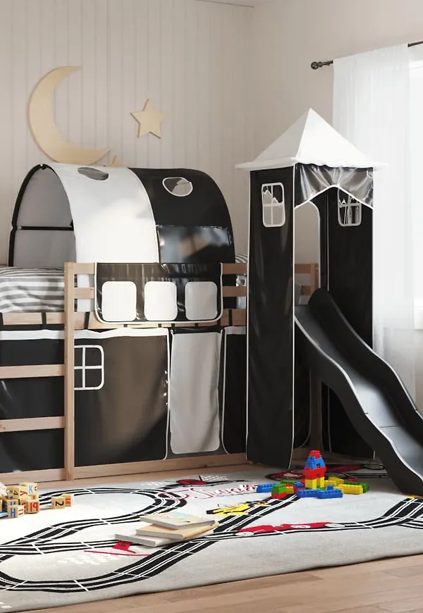 Moderiktig svart säng 2025 från vidaXL.