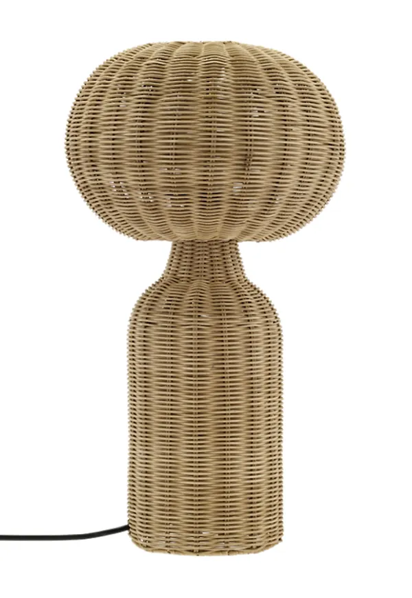 Fantastiskt snygg bordslampa i brunt från Villa Collection.