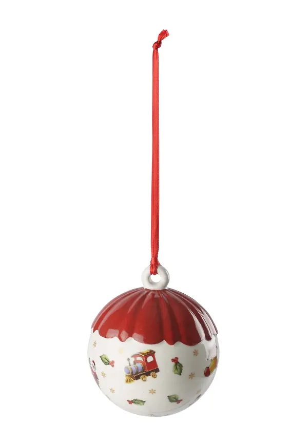 Vit Villeroy & Boch-julkula i klassisk modell.