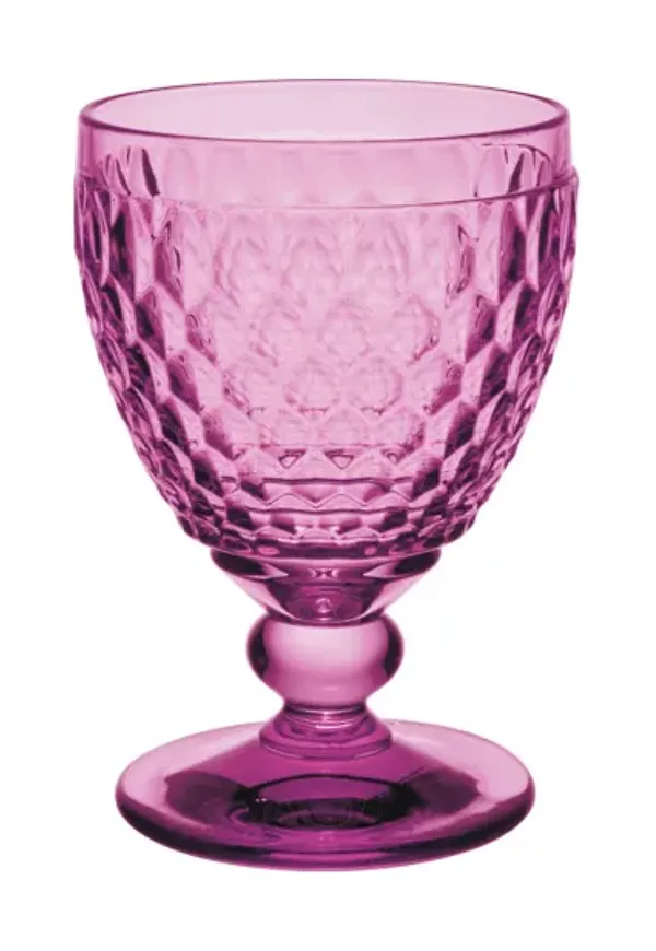 Jättesnygg vattenglas i lila från Villeroy & Boch.