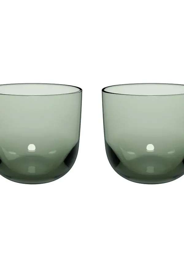 Härlig vattenglas i grönt från Villeroy & Boch.