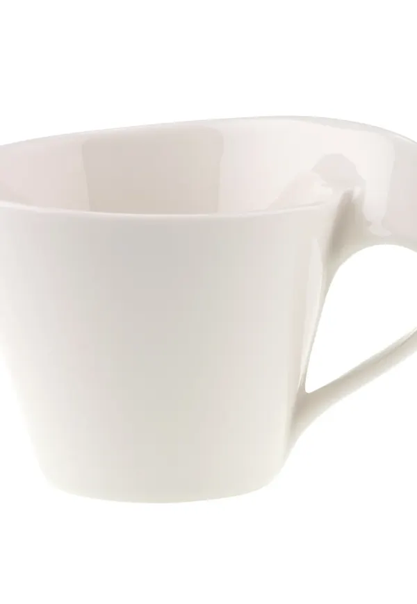 Otroligt snygg cappuccinokopp i vitt från Villeroy & Boch.