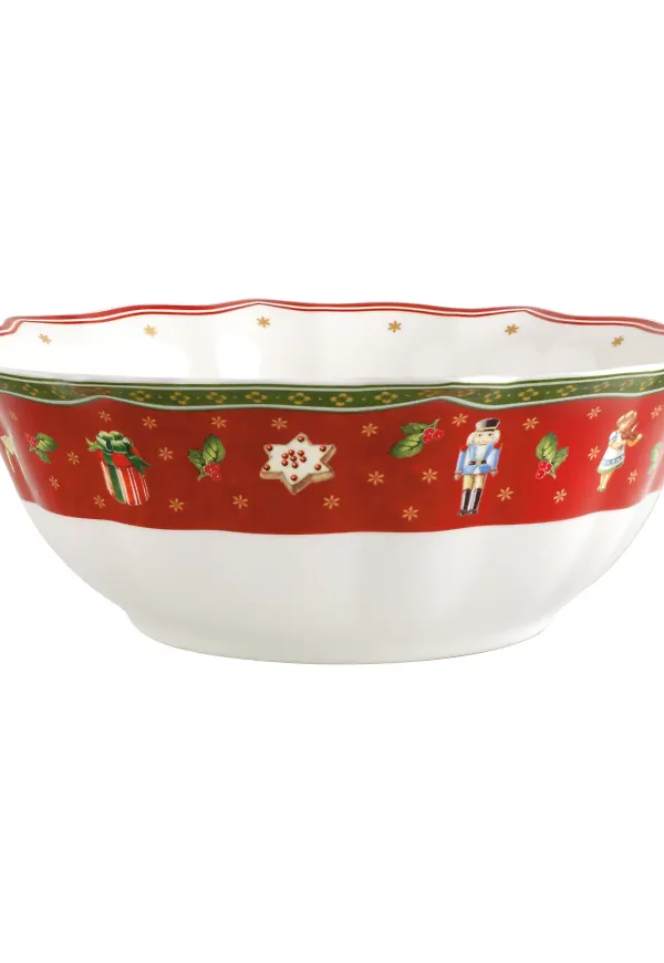 Vit Villeroy & Boch-salladsskål i riktigt trendig modell.