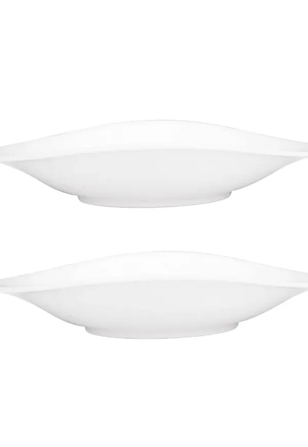 Otroligt snygg pastatallrik i vitt från Villeroy & Boch.