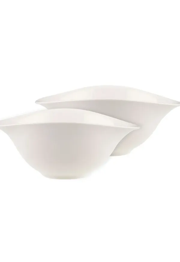 Söt salladsskål i vitt från Villeroy & Boch.
