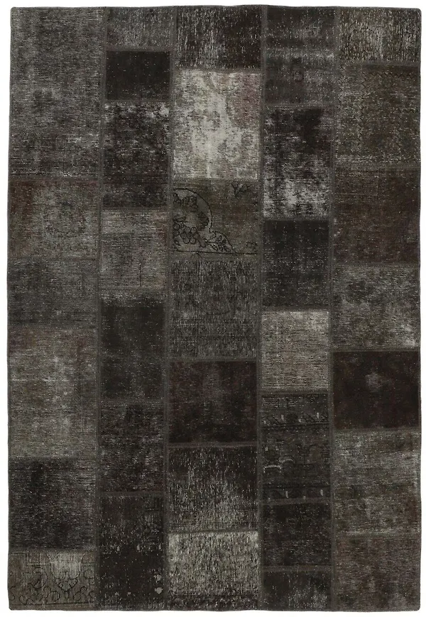 Otroligt fin matta i svart från Rezas.