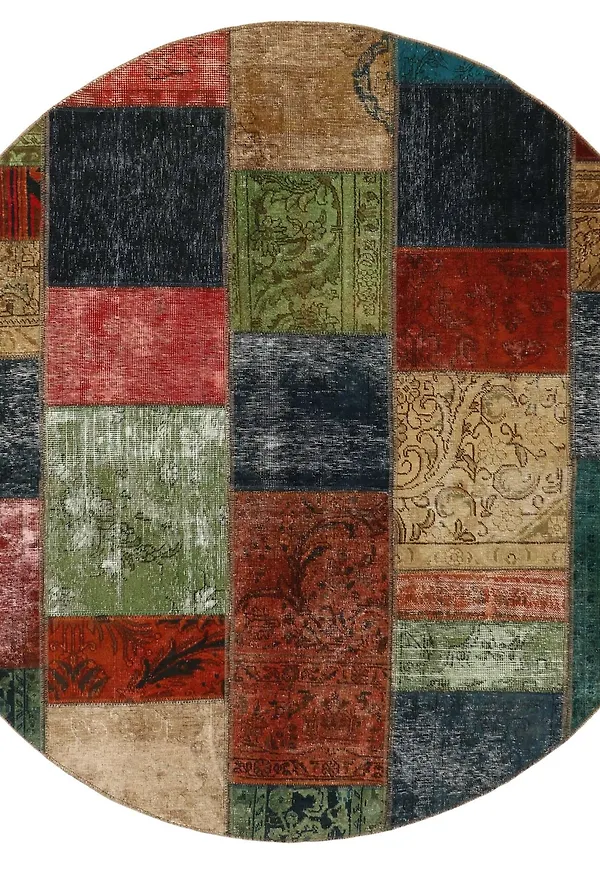 Skön flerfärgad matta 2026 från Rezas.