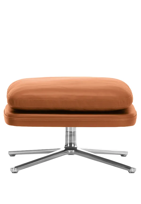 Fantastiskt snygg brun pall 2026 från Vitra.