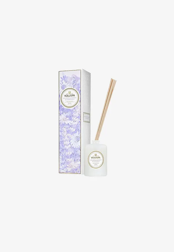 Vit Voluspa-diffuser i riktigt snygg modell.