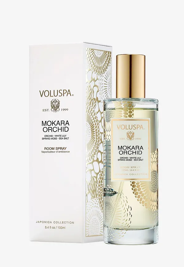 Vit Voluspa-diffuser i fantastiskt snygg modell.