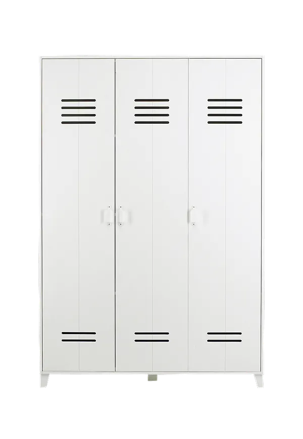 Stilren garderob i vitt från vtwonen.