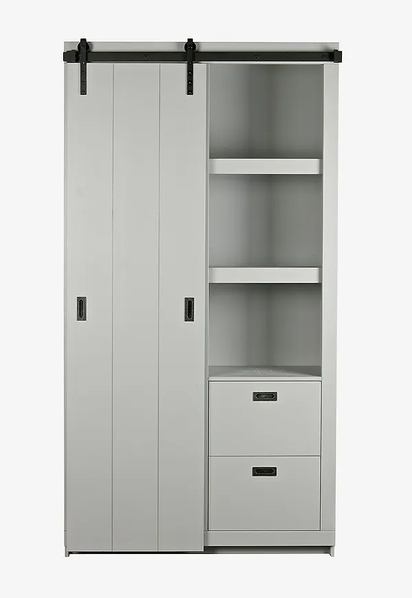 Grå vtwonen-garderob i modern modell.