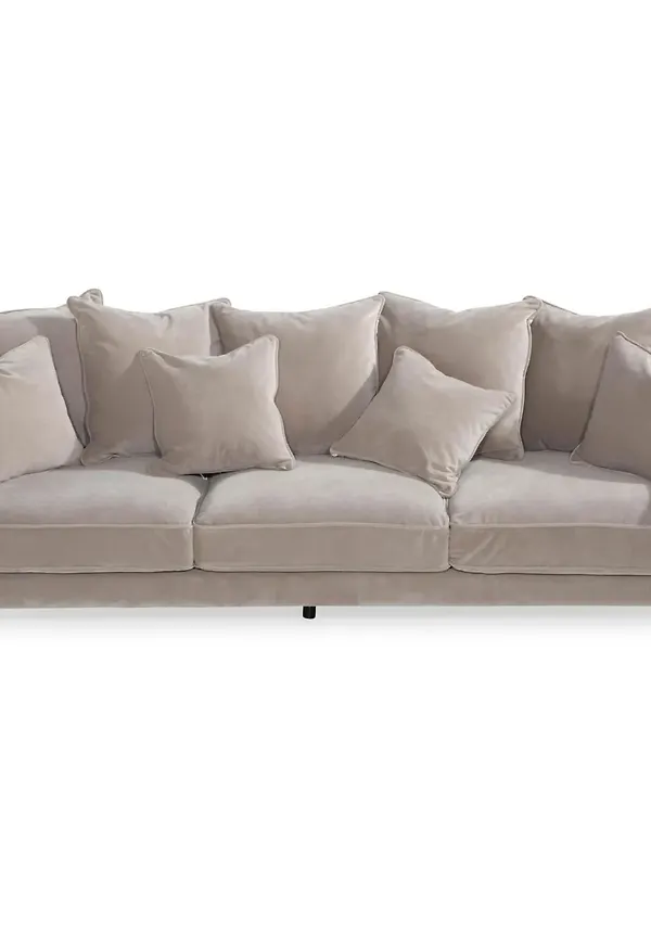 Beige soffa som passar perfekt till hösten 2025!