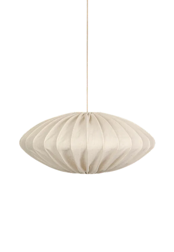 Supersnygg lampa i linne från watt & VEKE.