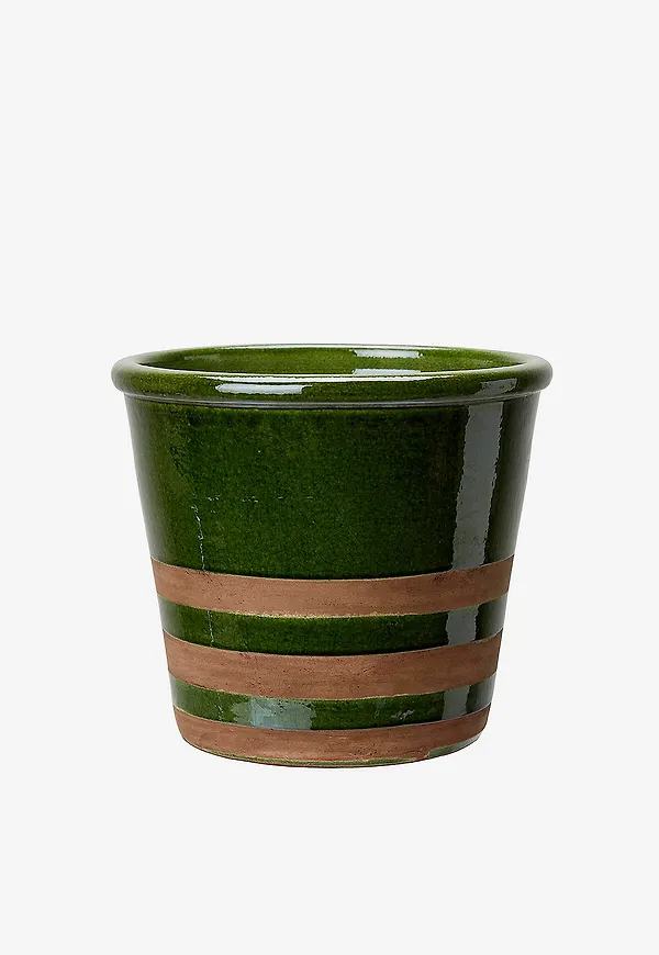 Grön Wikholm Form-kruka i mysig modell.