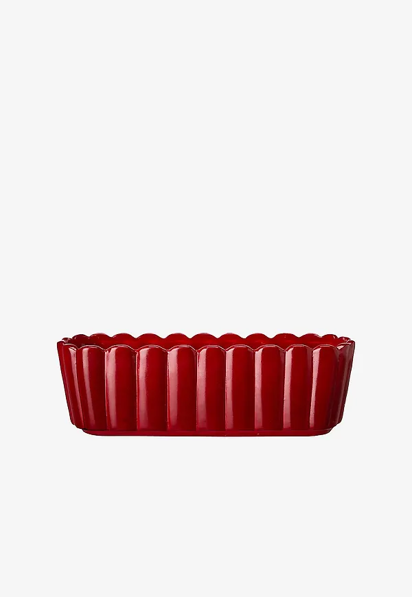 Röd Wikholm Form-blomkruka i elegant modell.