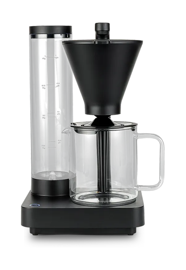Supersnygg kaffebryggare i svart från Wilfa.