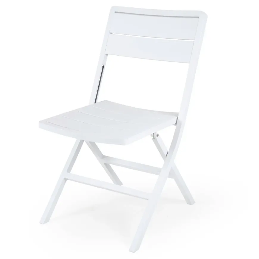 Jättesnygg stol i aluminium från Brafab.