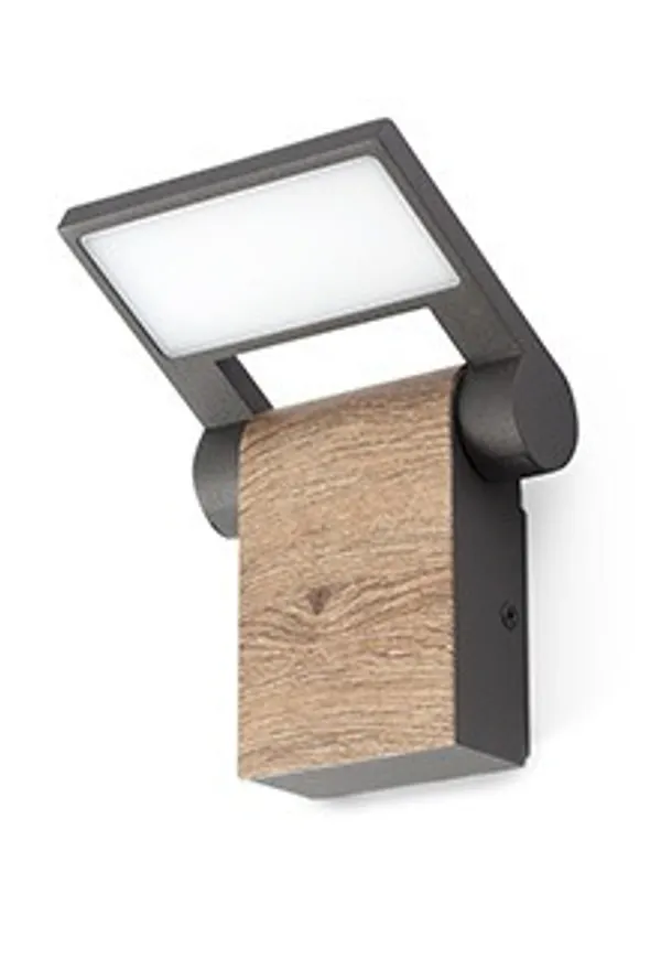 Riktigt fin fasadlampa i aluminium från Faro Barcelona.