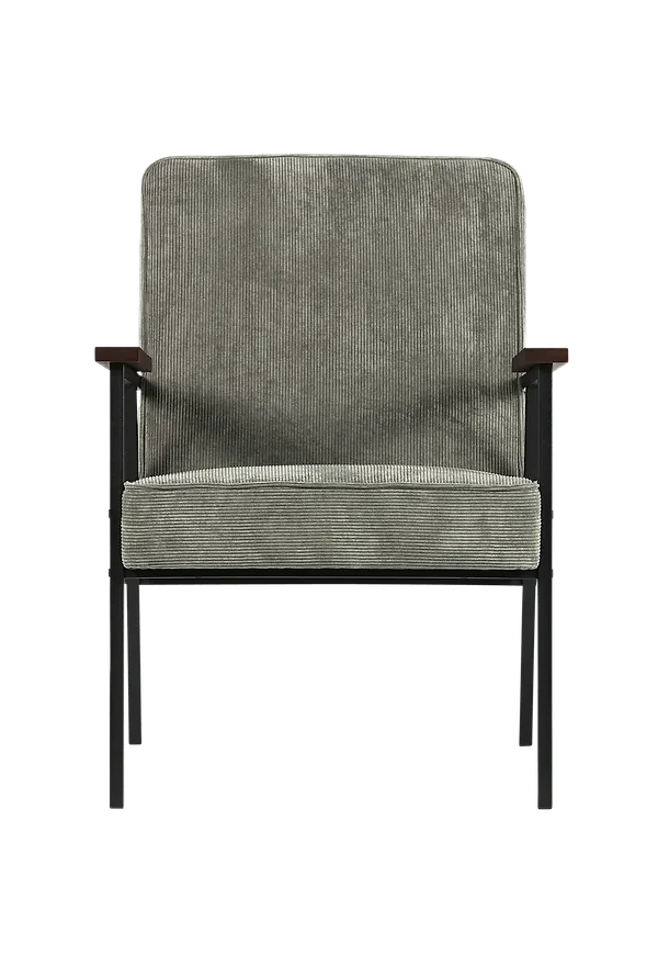 Grön WOOOD-fåtölj i härlig modell.