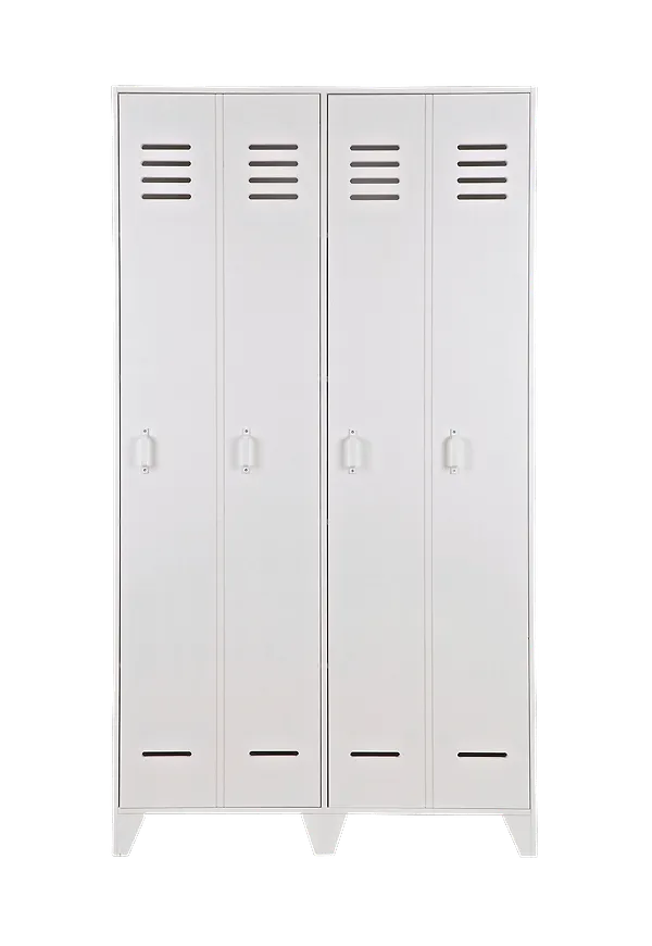 Stilren garderob i vitt från WOOOD.