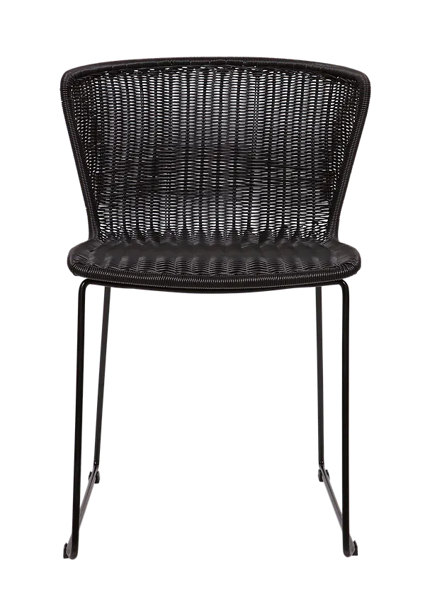 Söt svart matstol 2025 från WOOOD.