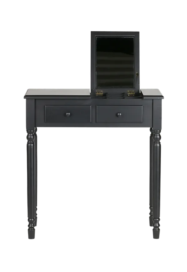 Svart WOOOD-småbord i cool modell.