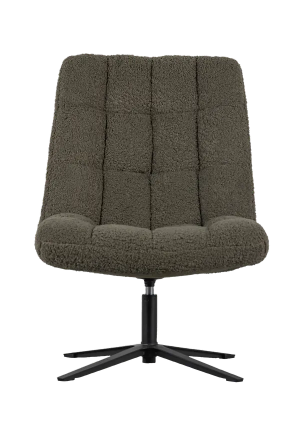 Grön WOOOD-stol i elegant modell.