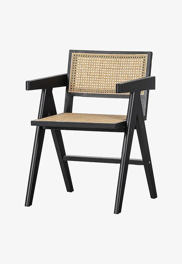 Klassisk matsalsstol i svart från WOOOD.