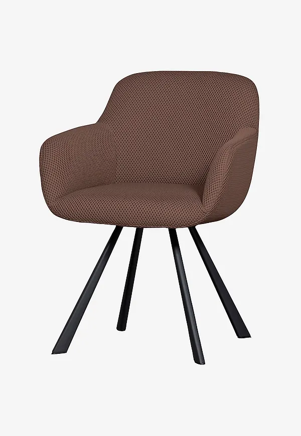 Otroligt snygg matsalsstol i brunt från WOOOD.