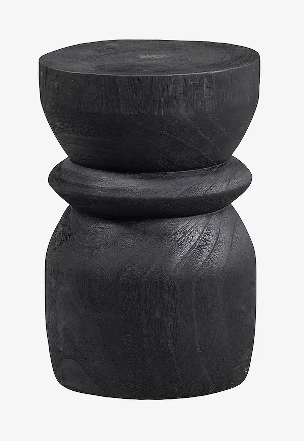 Svart WOOOD-pall i härlig modell.