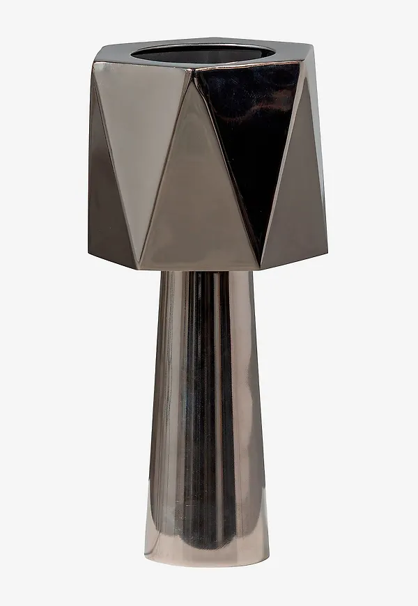 Silver WOOOD-glödlampa i ikonisk modell.