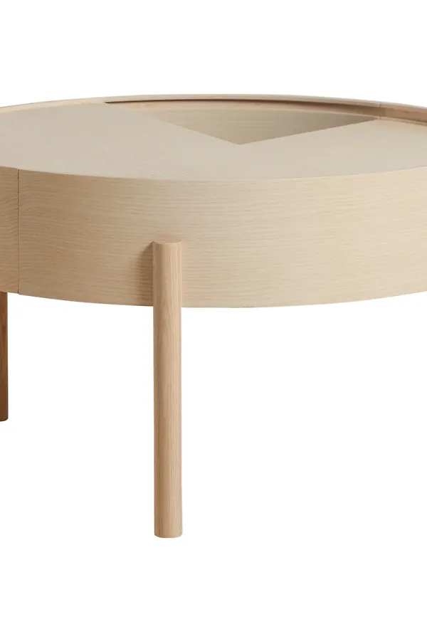 Jättefin vit soffbord 2025 från Woud.