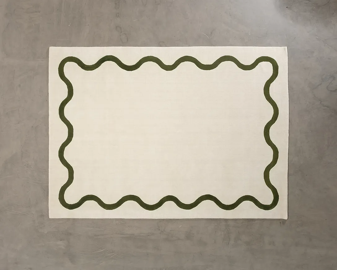 Mysig matta i ull från Woven Works.