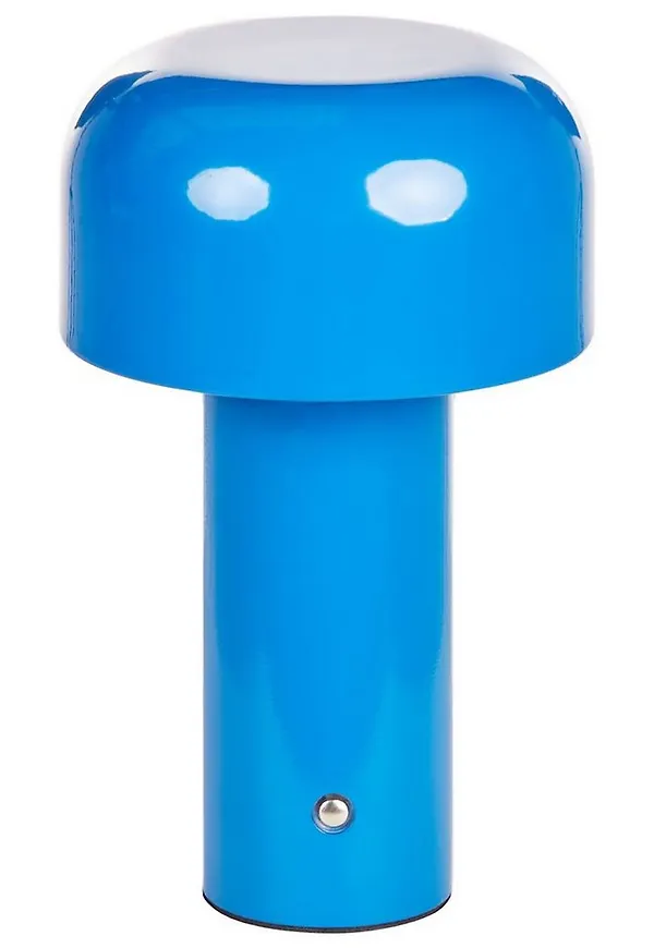 Elegant skrivbordslampa i blå färg gjord i järn.