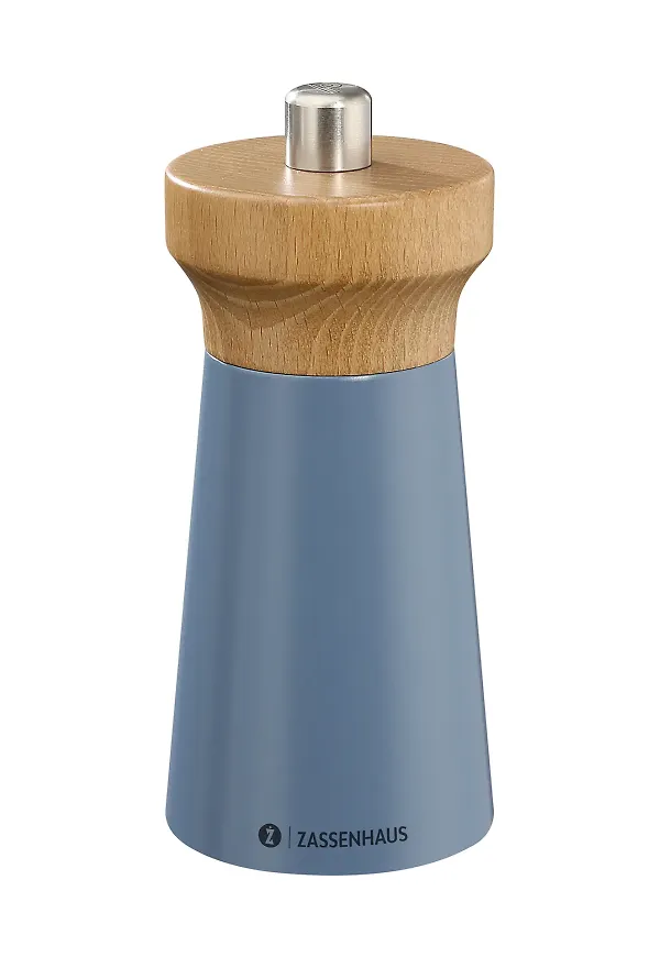 Blå Zassenhaus-pepparkvarn i cool modell.