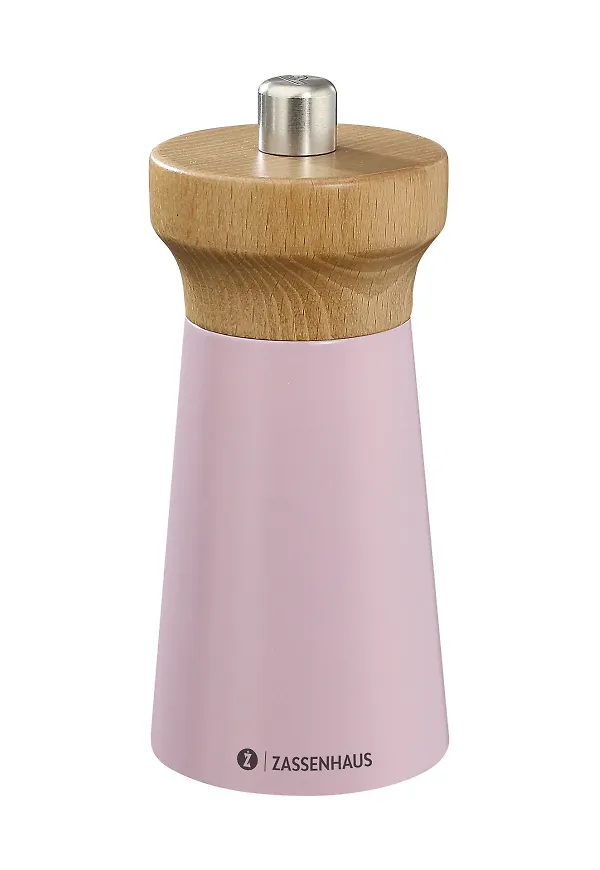 Rosa Zassenhaus-pepparkvarn i modern modell.