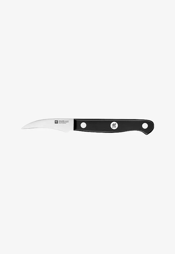 Svart ZWILLING-grönsakskniv i stilren modell.