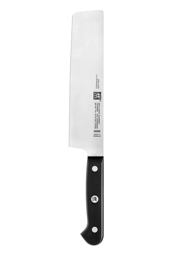 Svart ZWILLING-grönsakskniv i trendig modell.