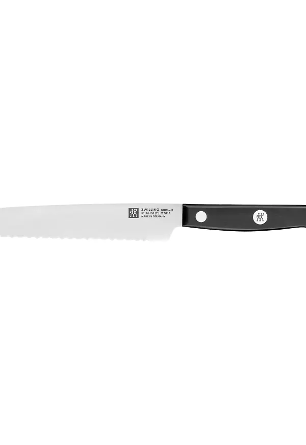 Silverfärgad ZWILLING-kniv i snygg modell.